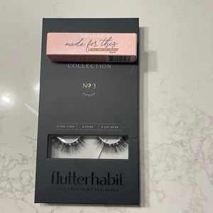At home lash extensions and glue flutterhabit